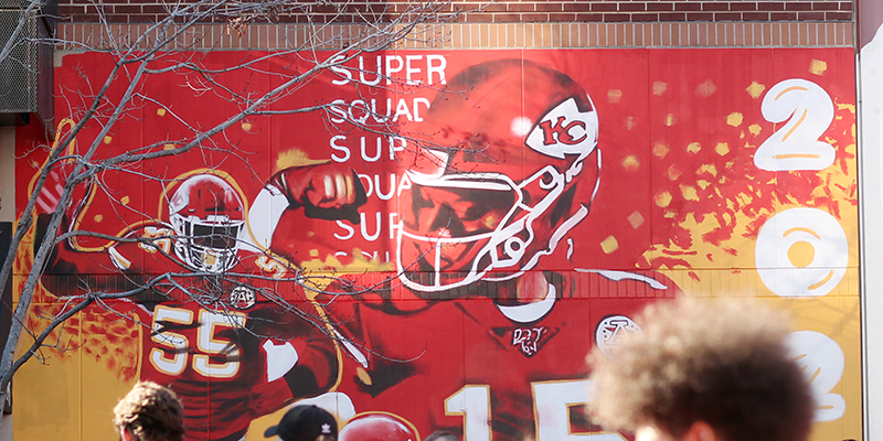 Chiefs Mural - Power and Light