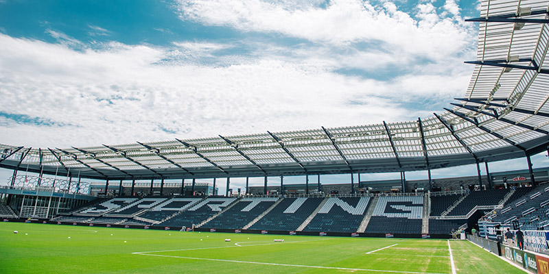 Children's Mercy Park on a sunny day